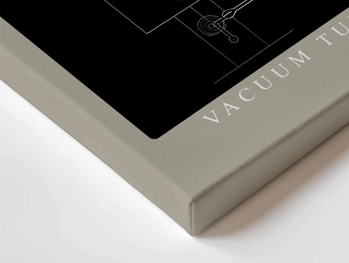 Paul Sinus Wandbild Vacuum Tube Vision – technisches Design im Retro-Stil und klarer Linienführung