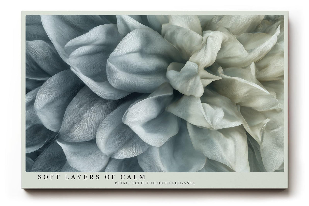 Paul Sinus Wandbild 120x80cm weisse Blume Makro modern minimalistisch Kunstdruck grosses Kunstbild elegante Wanddekoration fuer Wohnzimmer Büro Flur