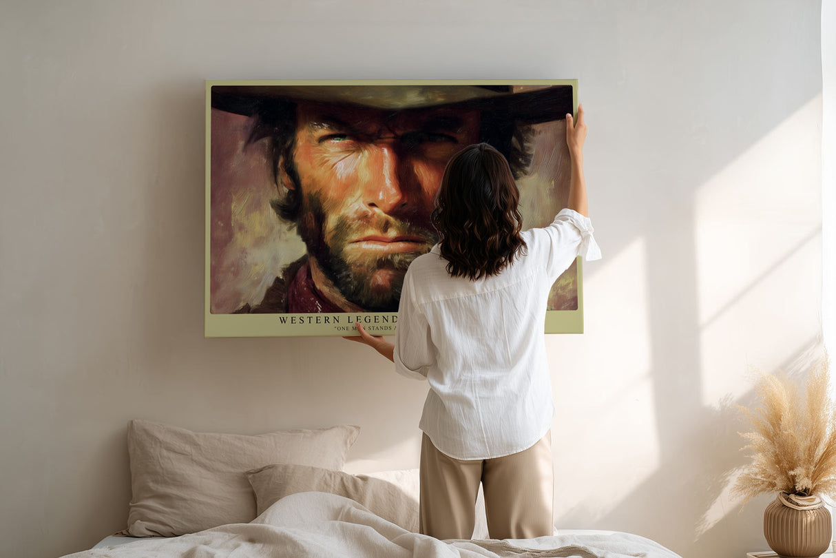 Paul Sinus Wandbild Western Legend Under the Hat Timeless Spirit of the Wild West