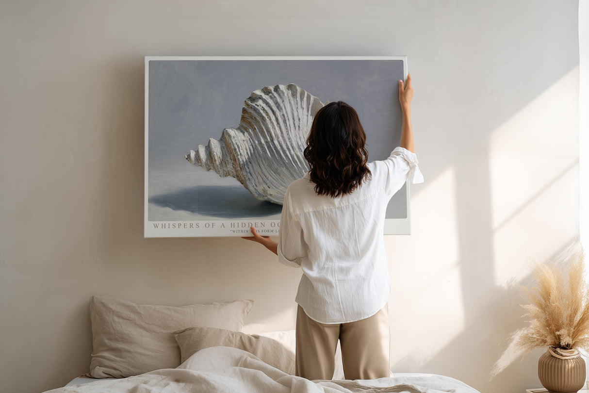 Paul Sinus Wandbild Whispers of a Hidden Ocean Seashell Beauty and Silence of Nature