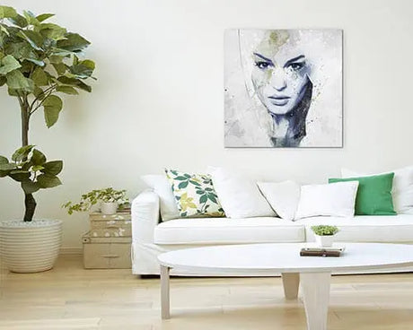 Splash Art Wandbild – farbenfrohes Art Print – Sinus Art