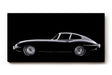 Sinus Art Wandbild 120x80cm Stilvolles Seitenprofil eines Oldtimers im Studio-Look – minimalistisch und ausdrucksstark gehalten