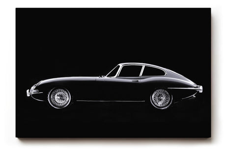 Sinus Art Wandbild 120x80cm Stilvolles Seitenprofil eines Oldtimers im Studio-Look – minimalistisch und ausdrucksstark gehalten