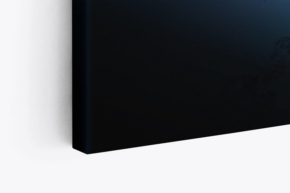Paul Sinus Wandbild 120x80cm Erde Mond Universum Sterne All Planet Weltall
