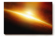 Sinus Art Wandbild 120x80cm Faszinierende Weltraumszenerie mit dynamischer Lichtwirkung und kosmischer Tiefe
