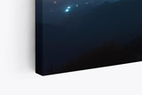 Paul Sinus Wandbild 120x80cm Sternenhimmel Nacht Stadtlichter Milchstraße Sterne