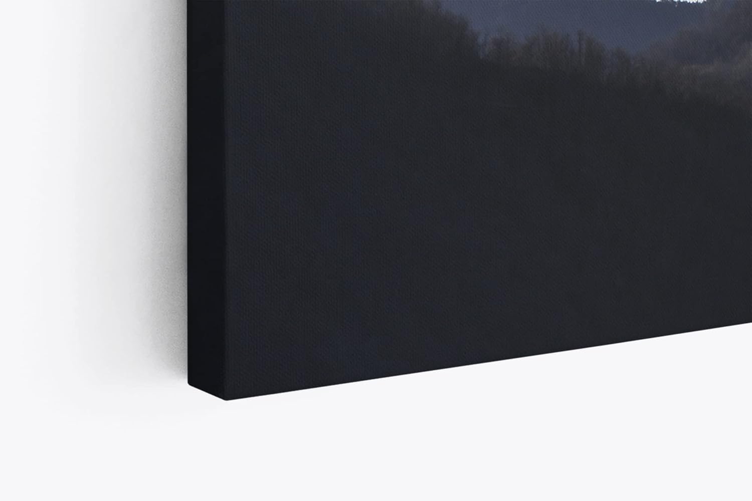 Paul Sinus Wandbild 120x80cm Berge Gebirge Bergkette Natur Nebel Landschaft
