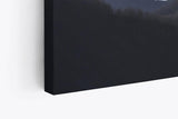 Paul Sinus Wandbild 120x80cm Berge Gebirge Bergkette Natur Nebel Landschaft