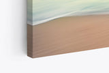 Paul Sinus Wandbild 120x80cm Meer Strand Horizont Kunstvoll Sandstrand Türkis