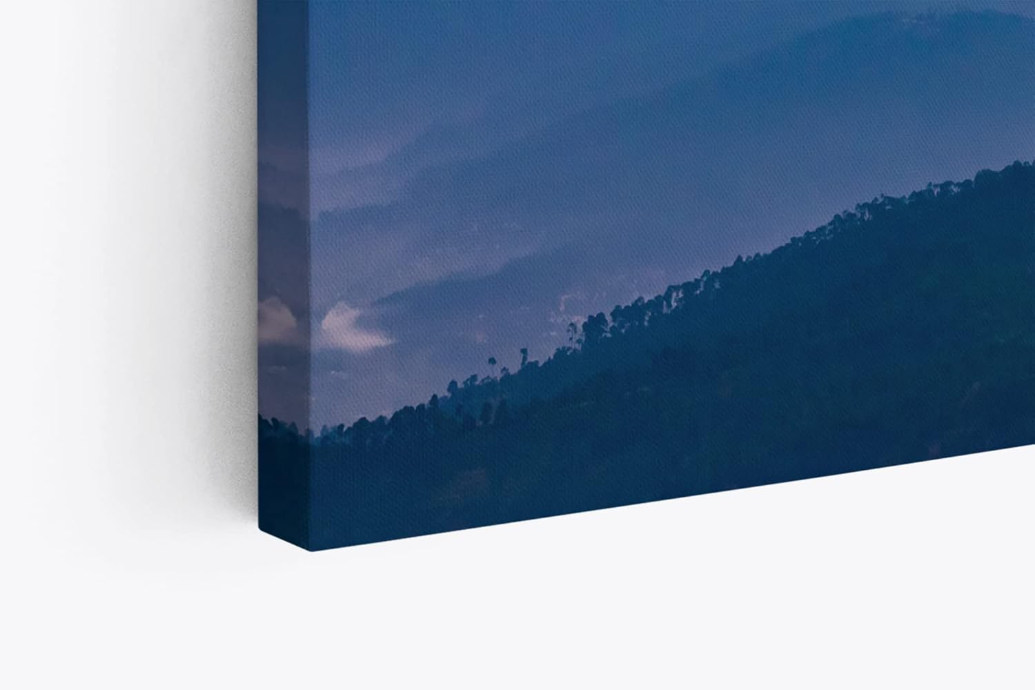 Paul Sinus Wandbild 120x80cm Berge Gebirge Bergkette Himmel Wolken Sonnenuntergang