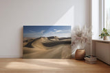 Sinus Art Wandbild 120x80cm Geschwungene Dünen mit feinem Schattenverlauf – minimalistische Naturkraft pur