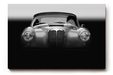 Sinus Art Wandbild 120x80cm Charismatischer Oldtimer in stilvoller Frontalansicht verleiht dem Raum Charakter und Dynamik