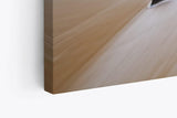 Paul Sinus Wandbild 120x80cm Strand Meer Horizont Schiffswrack Gewitterwolken