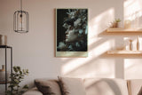 Paul Sinus Wandbild in 40x60cm The Floral Oracle – Porträt einer Frau mit Blütenund Vogelkrone