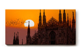 Sinus Art Wandbild 120x80cm Imposanter Dom mit dramatischem Himmel – Symbol für Geschichte und Ästhetik