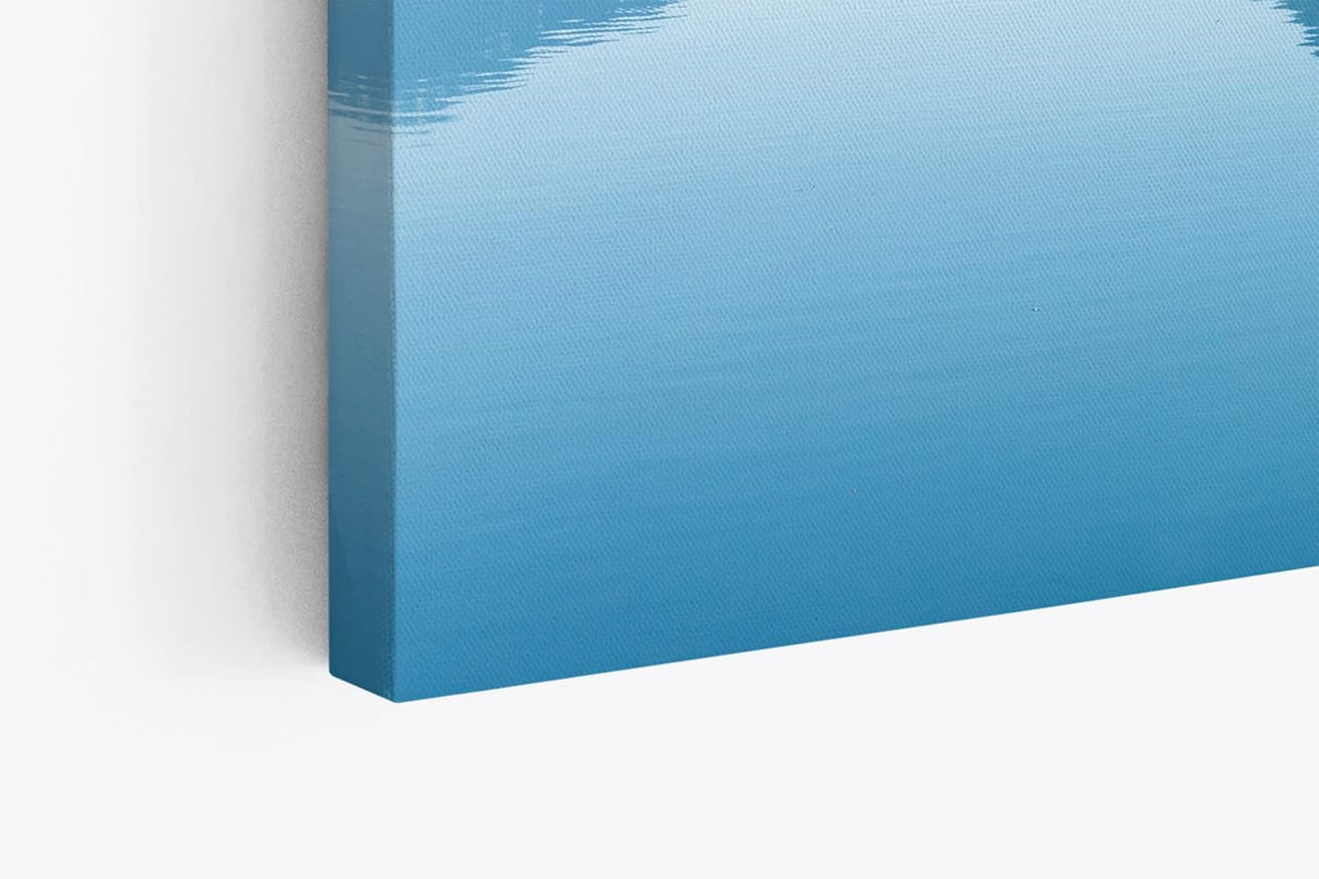 Paul Sinus Wandbild 120x80cm See Alpensee Alpen Berge Natur Blau