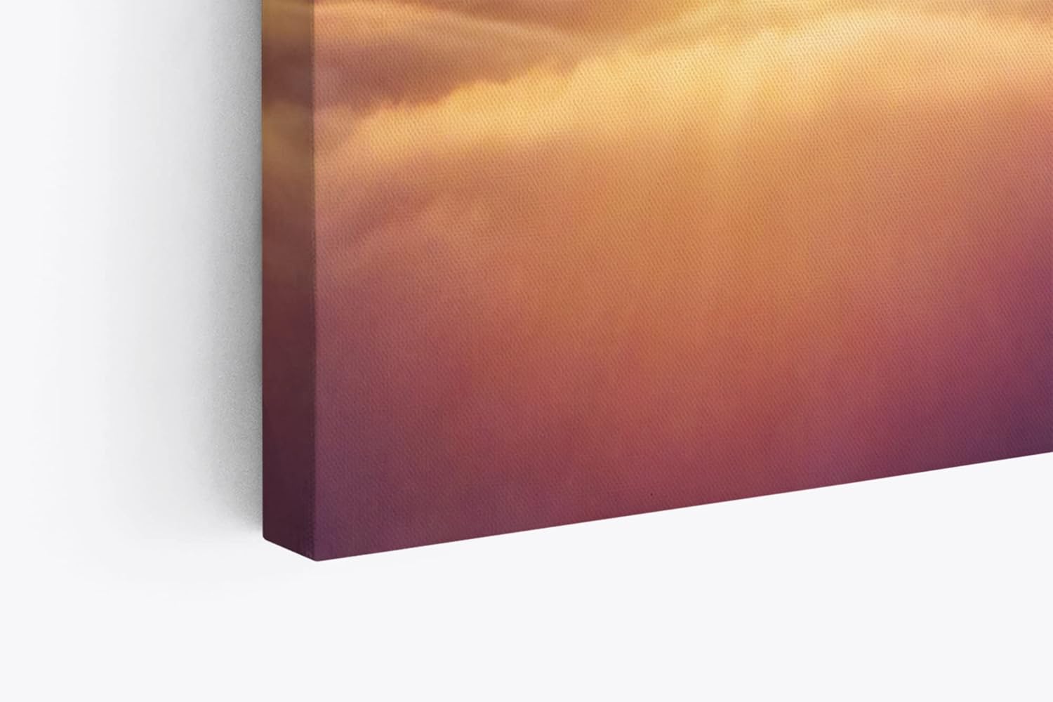 Paul Sinus Wandbild 120x80cm Über den Wolken Sonne Himmel Sonnenuntergang