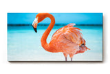 Sinus Art Wandbild 120x80cm Exotisches Flamingo-Motiv sorgt für tropisches Flair und Sommerstimmung im Raum
