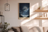 Paul Sinus Wandbild in 40x60cm The Threshold mit imposantem Wolkentunnel und einsamer Figur für faszinierende Wandgestaltung