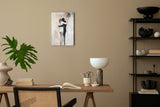 Paul Sinus 60x90cm Wandbild Tiefe Berührung – Emotionales Fokuskunstwerk inniger Umarmung auf Leinwand und Holzrahmen