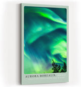 Paul Sinus Kunstdruck 40x60cm Aurora Borealis über Norwegen – Farben der Nacht am Himmel eingefangen