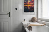 Paul Sinus Leinwandbild 60x90cm Mirror of Heaven strahlender Sonnenuntergang himmlische Reflexion spektakuläres Lichtspiel Naturwunder