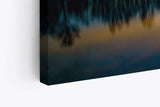 Paul Sinus Wandbild 120x80cm Abenddämmerung über ein See Natur Sonnenuntergang