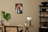Paul Sinus 60x90cm Wandbild Visionäre Balance – Kraftvolles Fokuskunstwerk mit abstraktem Sonnenmotiv und Struktur
