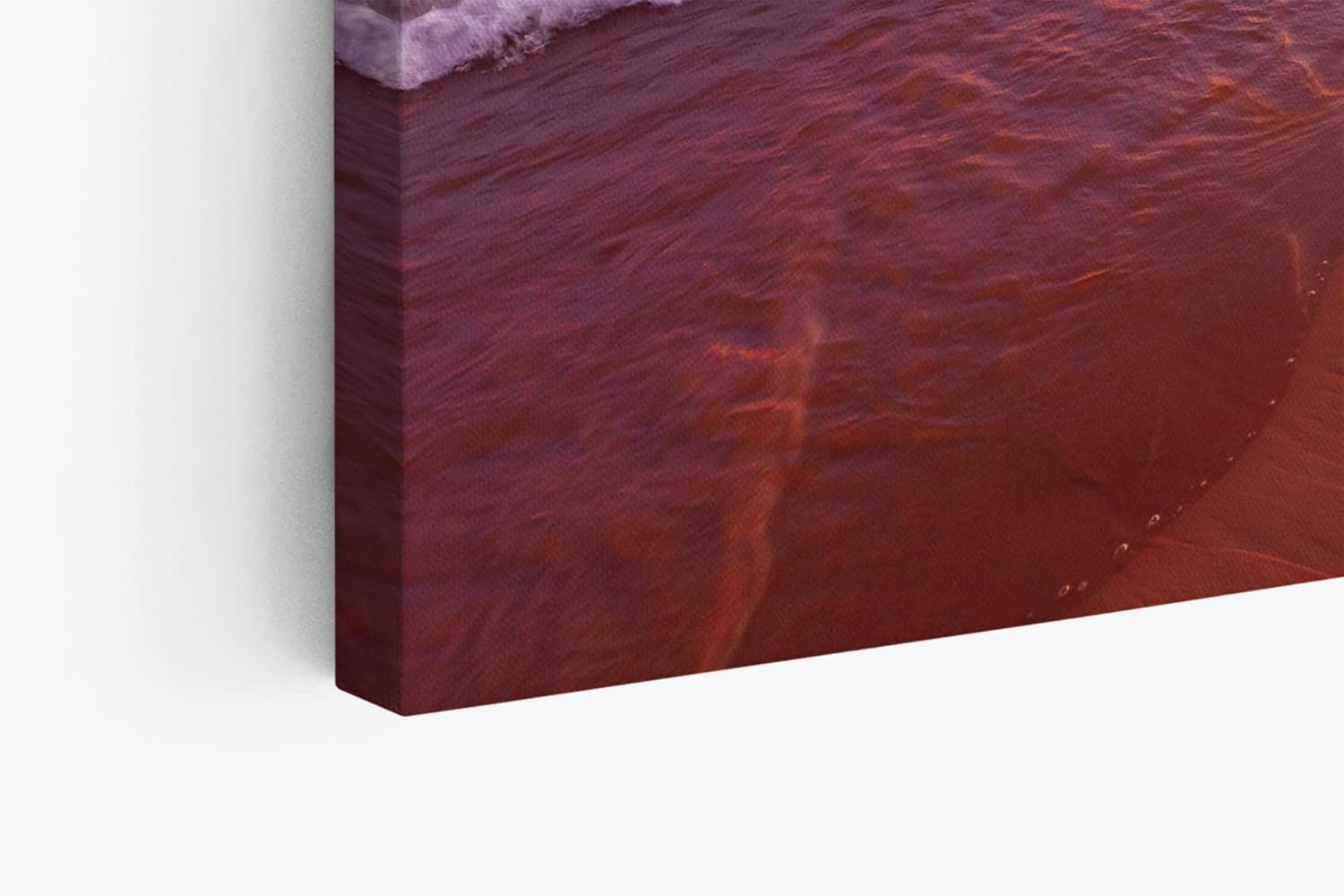Paul Sinus Wandbild 120x80cm Südseeparadies Meer Strand Sonnenuntergang Abendröte Boot