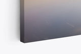 Paul Sinus Wandbild 120x80cm Meer Fischerboot Schiffswrack Fotokunst rosa Himmel