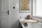 Paul Sinus Leinwandbild 40x60cm verwitterte Blumenmalerei auf antiker Wand mit nostalgischem Charme – kunstvolles Leinwandbild für stilvolle Raumgestaltung