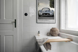 Paul Sinus Leinwandbild 40x60cm Silver Spirit Klassischer Supersportwagen Elegante Automobilkunst Zeitlose Ästhetik Edle Dynamik Hochwertige Wandkunst