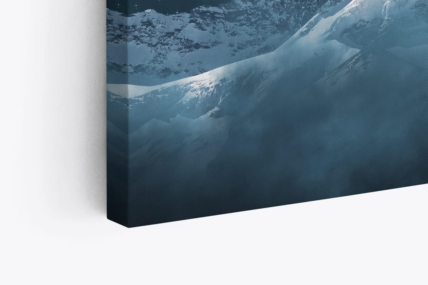 Paul Sinus Wandbild 120x80cm Matterhorn bei Nacht Berggipfel Sternenhimmel Sterne