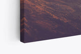 Paul Sinus Wandbild 120x80cm Berge Sonnenstrahl Berglandschaft Sonnenuntergang Gebirge