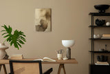 Paul Sinus 60x90cm Wandbild Schatten der Natur – Zeitlose Raumästhetik mit floraler Transparenz Blume