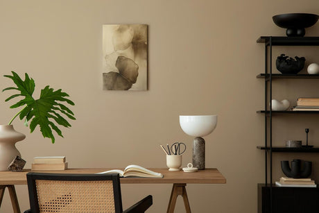 Paul Sinus 60x90cm Wandbild Schatten der Natur – Zeitlose Raumästhetik mit floraler Transparenz Blume