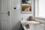 Paul Sinus Leinwandbild 40x60cm The Wandering Path – Malerischer Weg durch weite Landschaft unter dramatischem Himmel