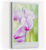 Paul Sinus Kunstdruck 40x60cm Spring Veil Zarte Frühlingsblüten in Rosa und Grün Softness Unfolded in Pink and Green
