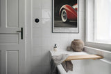 Paul Sinus Leinwandbild 60x90cm Royal Curves Art-déco-Automobil Ästhetische Eleganz Klassisches Design Zeitlose Schönheit Hochwertige Wandkunst
