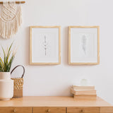 upsimples 3 Pack Bilderrahmen A4 Holz, Picture Frame Holz für Fotos, Bilder, Poster