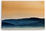 Paul Sinus Wandbild 120x80cm Berge Gebirge Bergkette Natur Nebel Horizont