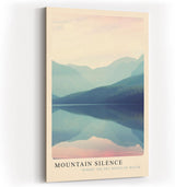 Paul Sinus Kunstdruck 40x60cm Mountain Silence – Spiegelung und Stille im alpinen Morgenlicht