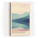 Paul Sinus Kunstdruck 40x60cm Mountain Silence – Spiegelung und Stille im alpinen Morgenlicht