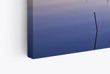 Paul Sinus Wandbild 120x80cm Abendröte Meer Fischernetze Kraniche Horizont Berge