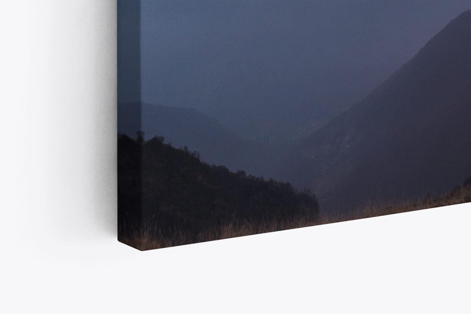 Paul Sinus Wandbild 120x80cm Berge Gebirge Sonnenuntergang Berglandschaft Nacht