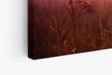 Paul Sinus Wandbild 120x80cm Weizenfeld Morgenröte Natur Feld Rosa Himmel