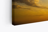 Paul Sinus Wandbild 120x80cm Himmel Sonnenuntergang Sonne Abendröte Wolken