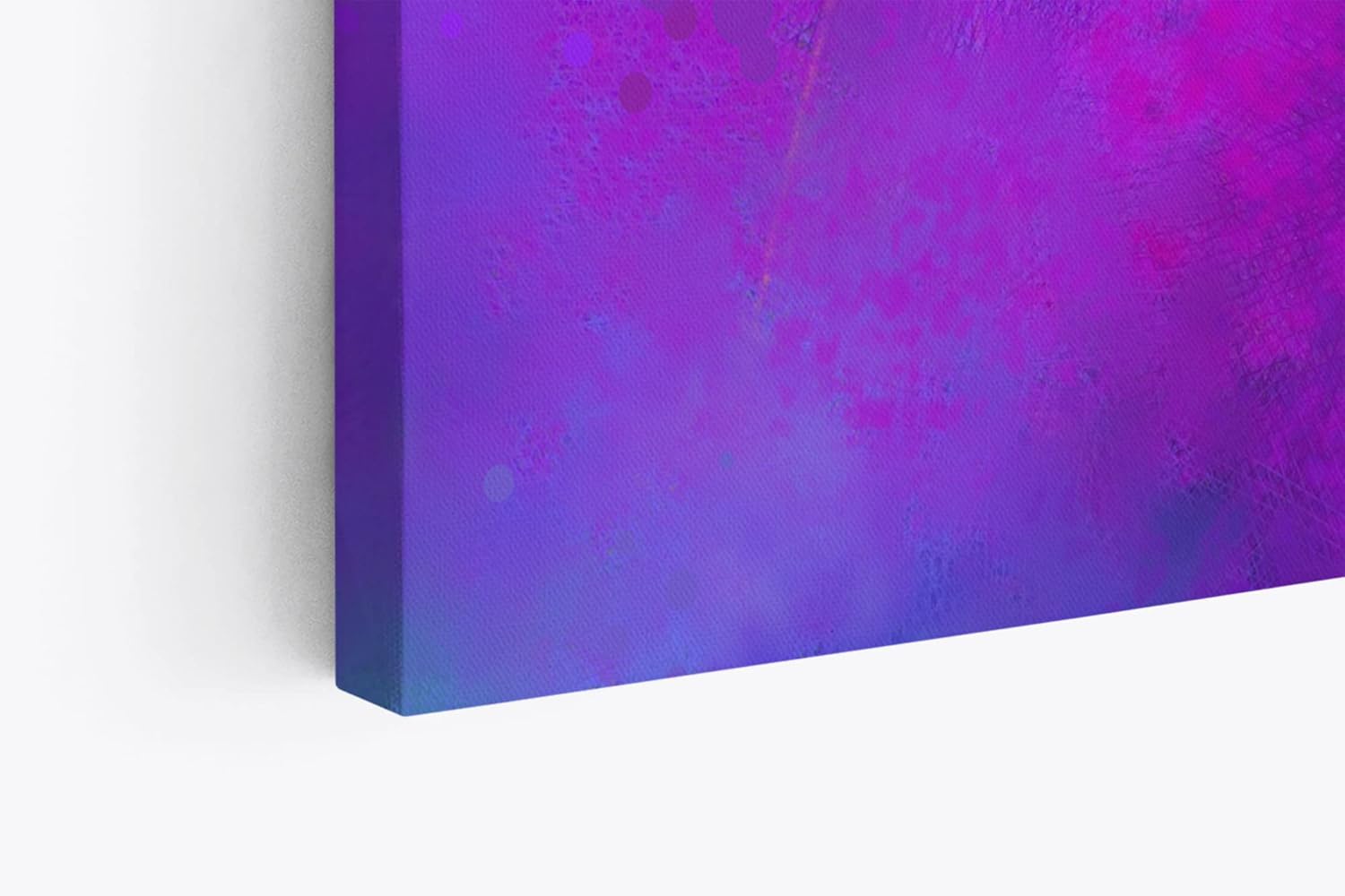 Paul Sinus Wandbild 120x80cm Baumblüten Violett Kunstvoll Abstrakt Rosa Blüten Frühling