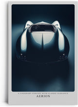 Paul Sinus Leinwandbild 80x120cm Leinwandbild Aerion – Visionäres Automobil-Design mit klassischer Eleganz, futuristische Linien, exklusive Ästhetik