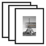 upsimples 3 Pack Bilderrahmen A4 Holz, Picture Frame Holz für Fotos, Bilder, Poster